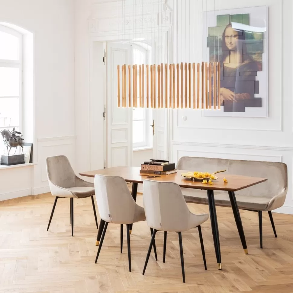 Ławki-KARE Design Ławka East Side 154x81 Cm Beżowa