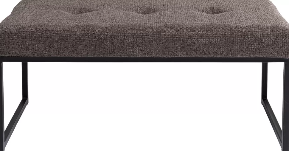 Ławki-KARE Design Ławka Smart Dolce 90x40 Cm Brązowa