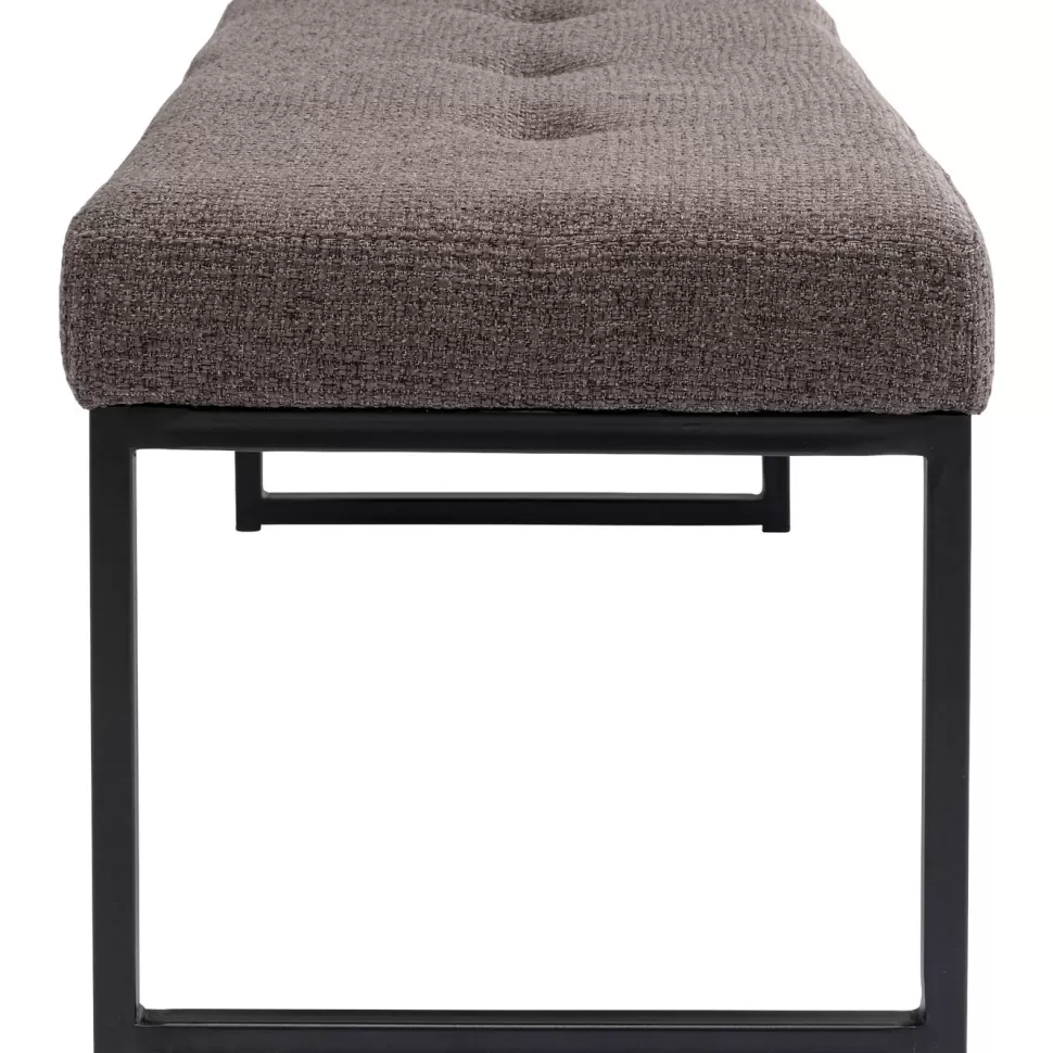 Ławki-KARE Design Ławka Smart Dolce 90x40 Cm Brązowa