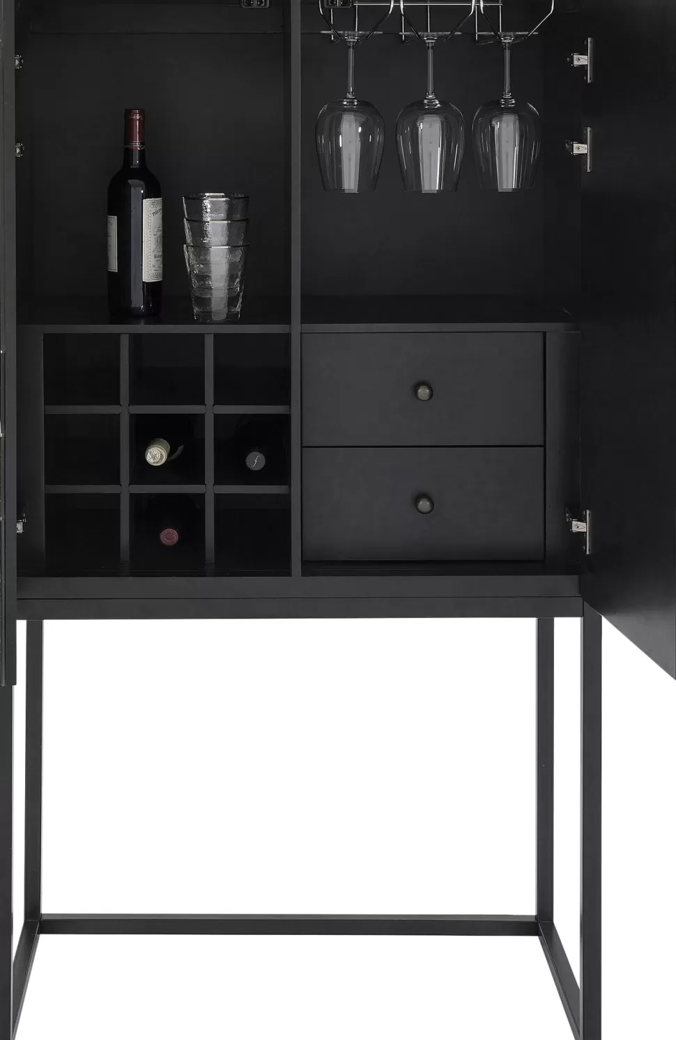 Barki-KARE Design Barek Do Salonu Szkło Lustrzane Kolory Tęczy 80x150 Cm