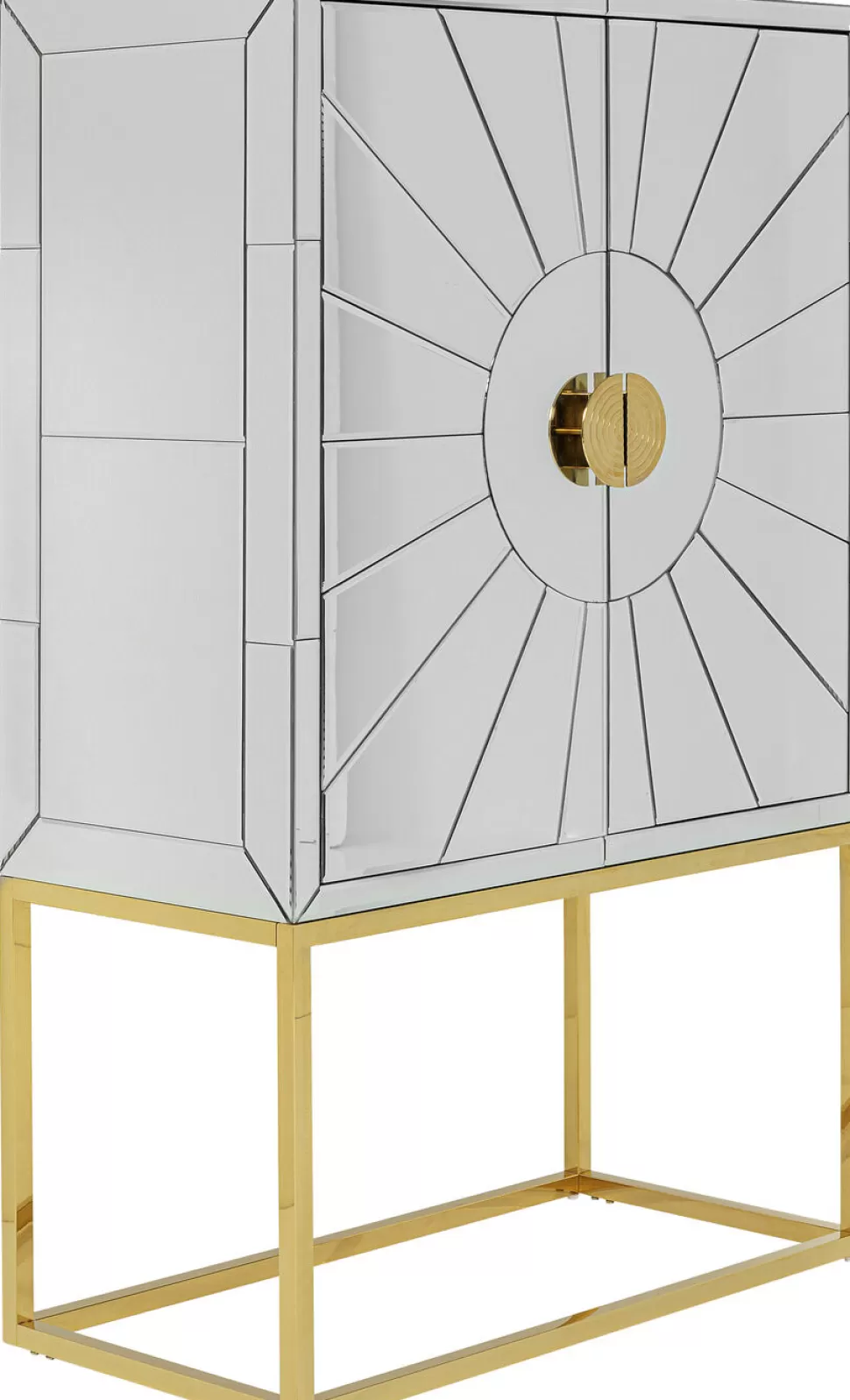 Barki-KARE Design Barek Queen 92x147 Cm Lustrzany - Podstawa Złota