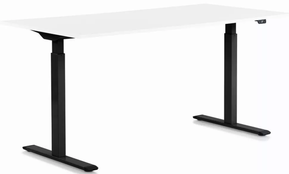 Biurka-KARE Design Biurko Smart 120x70 Cm Biało-czarne