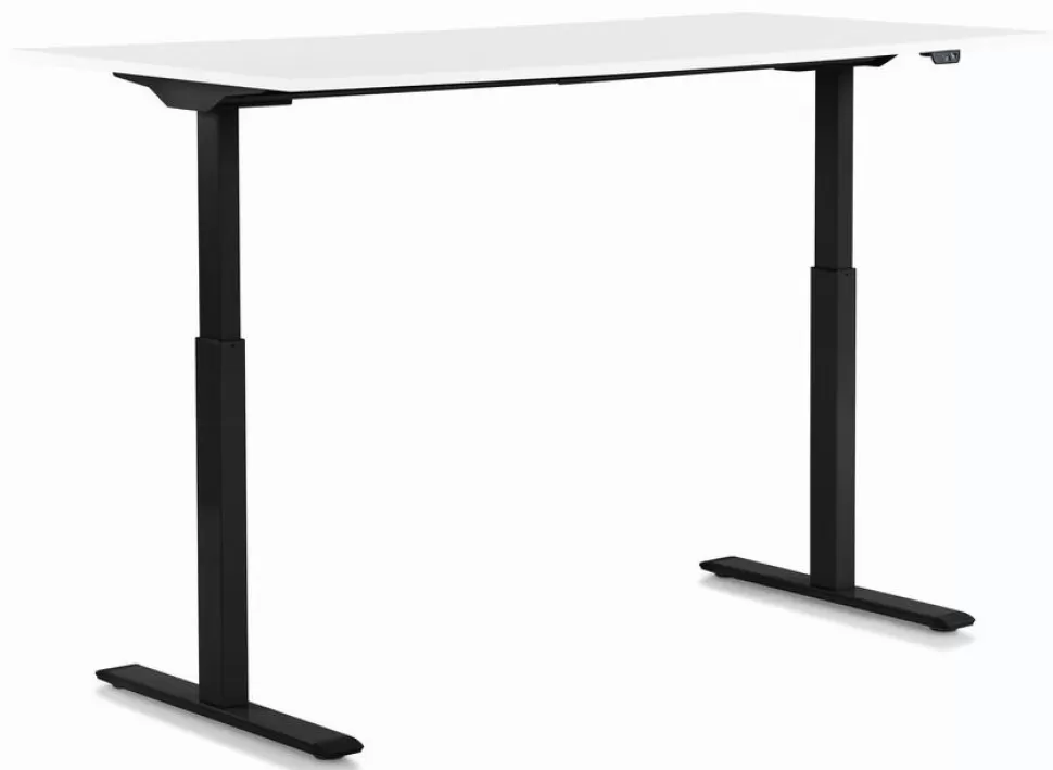 Biurka-KARE Design Biurko Smart 120x70 Cm Biało-czarne