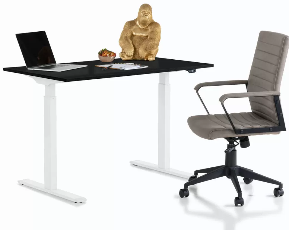 Biurka-KARE Design Biurko Smart 120x70 Cm Czarno-białe