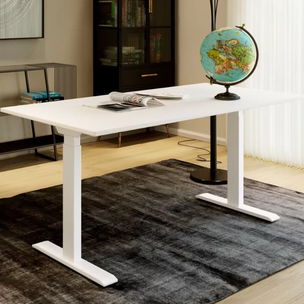 Biurka-KARE Design Biurko Smart 140x60 Cm Białe