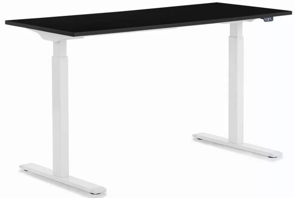 Biurka-KARE Design Biurko Smart 140x60 Cm Czarno-białe
