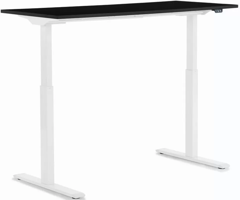 Biurka-KARE Design Biurko Smart 140x60 Cm Czarno-białe