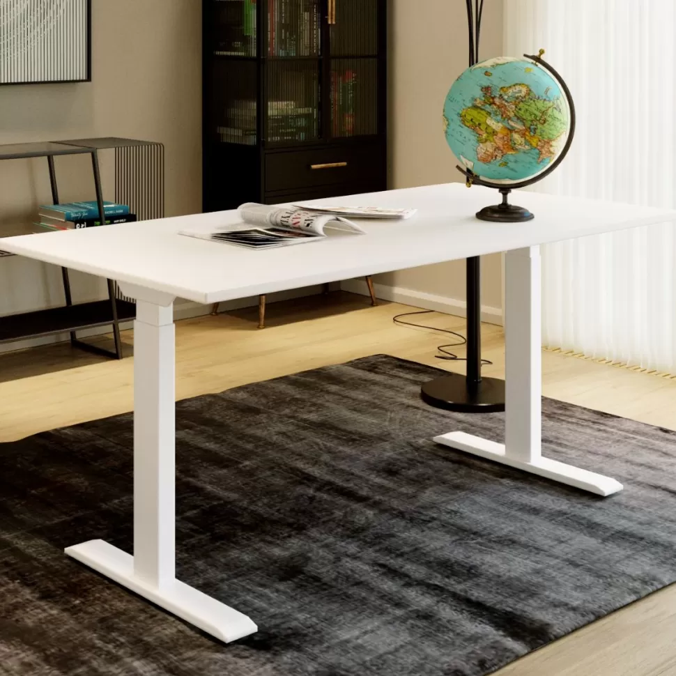 Biurka-KARE Design Biurko Smart 160x80 Cm Białe