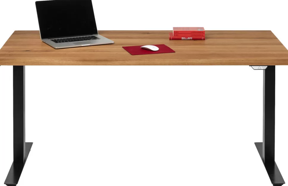Biurka-KARE Design Biurko Z Elek. Regulacją Wysokości Jackie 160x80 Cm Dąb