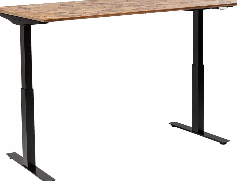 Biurka-KARE Design Biurko Z Elek. Regulacją Wysokości Stars 180x90 Cm - Drewno Recyklingowane