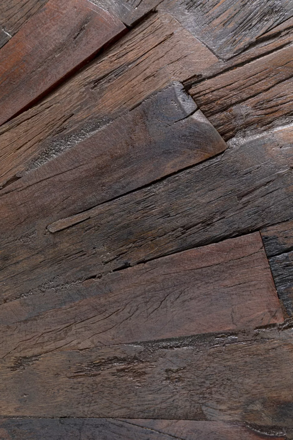 Stoły-KARE Design Blat Prostokątny Drewno Z Recyklingu Mango I Akacja 180x90 Cm