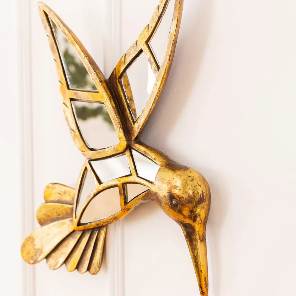 Dekoracje Ścienne-KARE Design Dekoracja ścienna Hummingbird Mirror 41x37 Cm