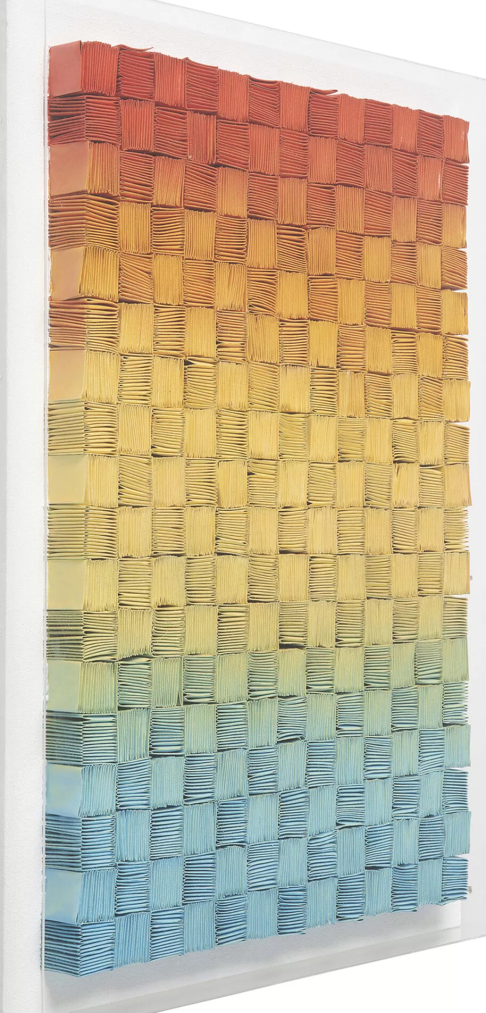 Dekoracje Ścienne-KARE Design Dekoracja ścienna Kolorowa Mesh Z Płótna Lnianego 75x100 Cm