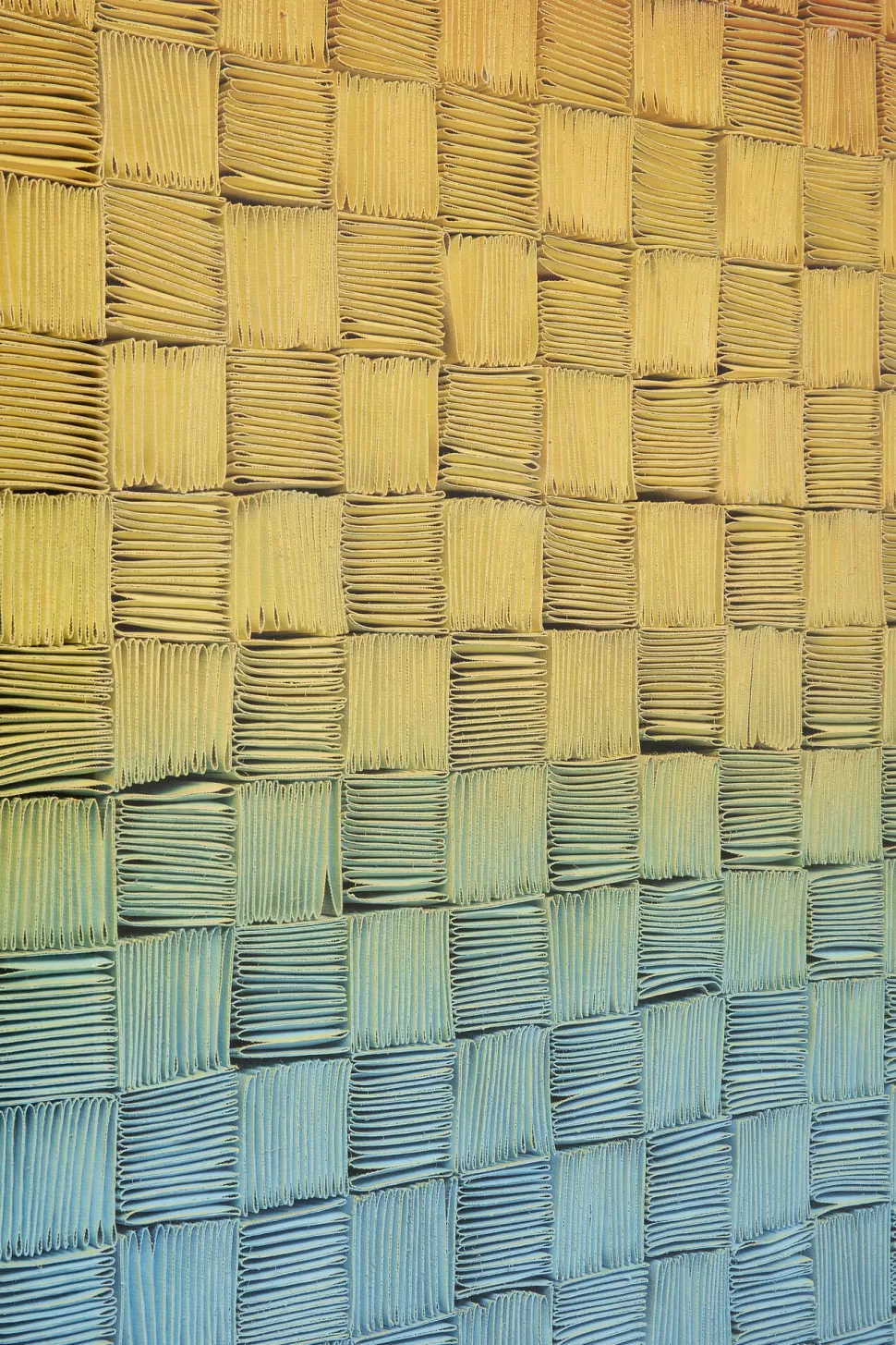 Dekoracje Ścienne-KARE Design Dekoracja ścienna Kolorowa Mesh Z Płótna Lnianego 75x100 Cm