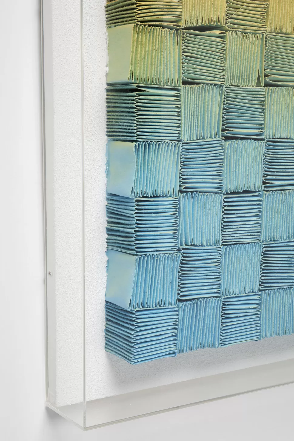 Dekoracje Ścienne-KARE Design Dekoracja ścienna Kolorowa Mesh Z Płótna Lnianego 75x100 Cm