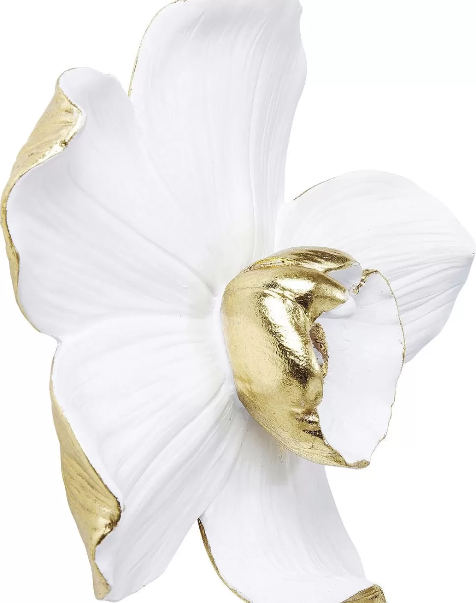 Dekoracje Ścienne-KARE Design Dekoracja ścienna Orchid 24x25 Cm Biała