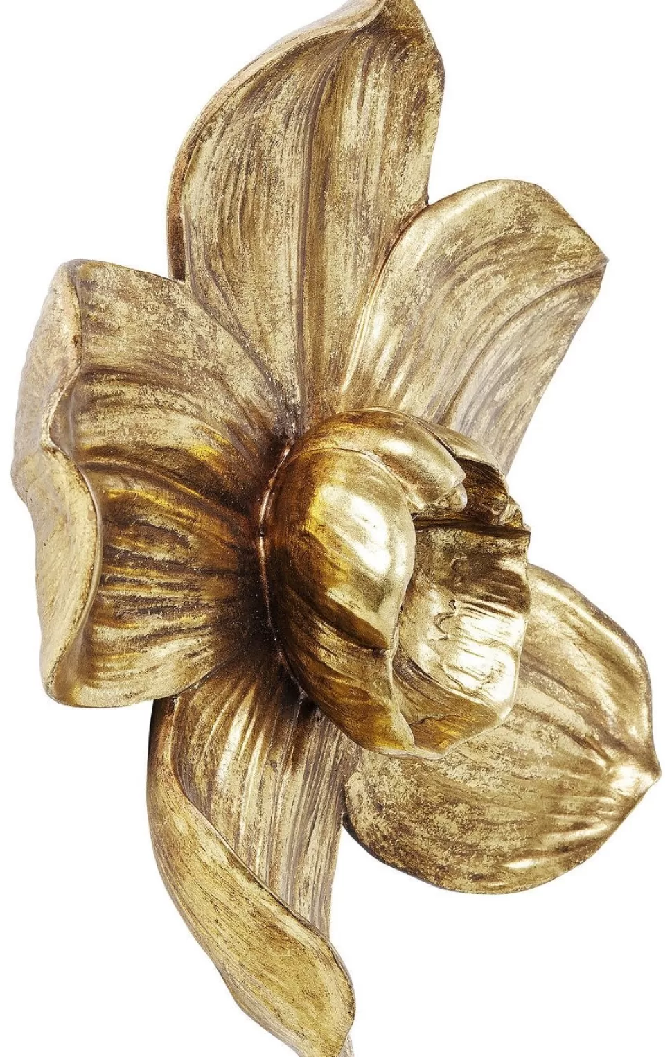 Dekoracje Ścienne-KARE Design Dekoracja ścienna Orchid 40x44 Cm Złota