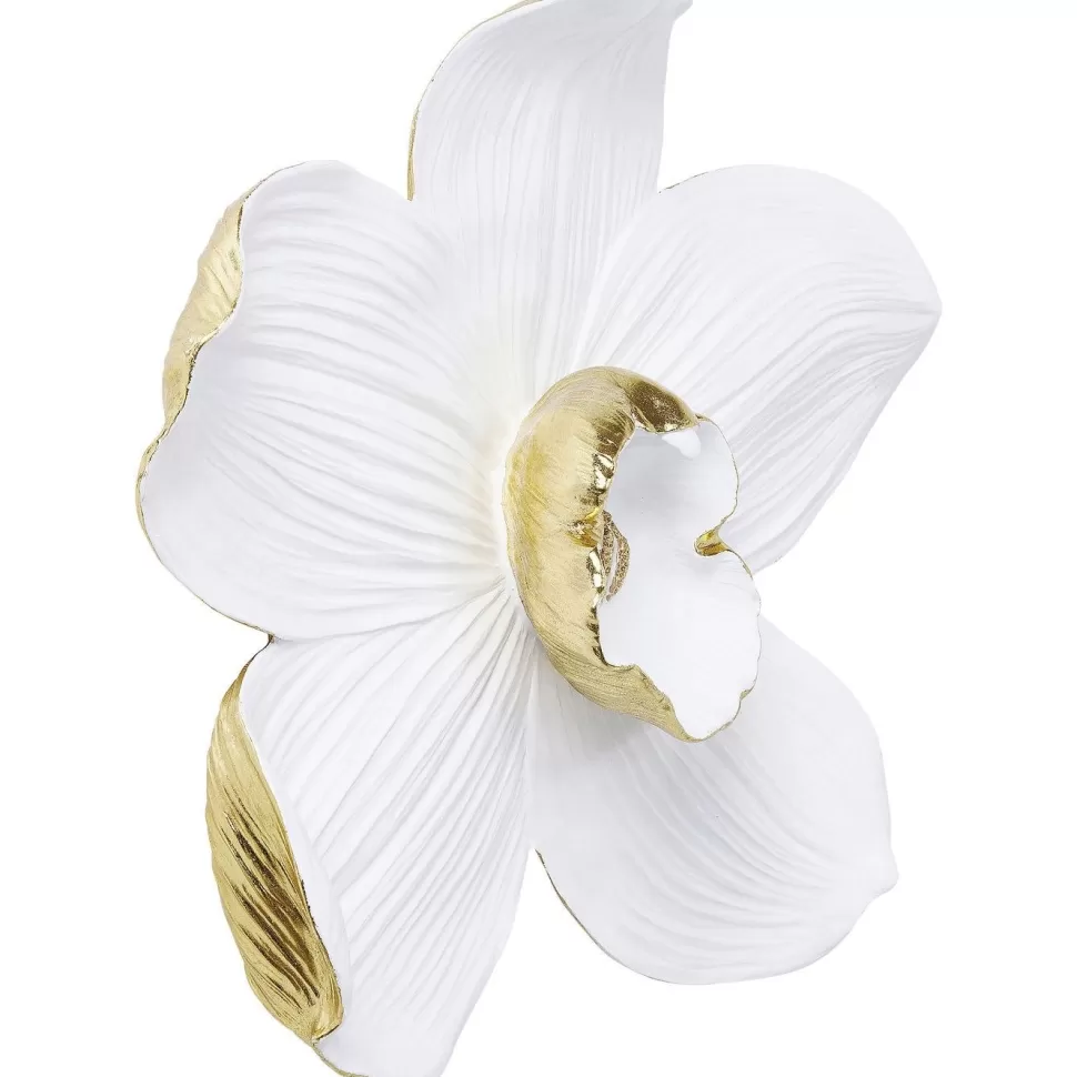 Dekoracje Ścienne-KARE Design Dekoracja ścienna Orchid 51x54 Cm Biała