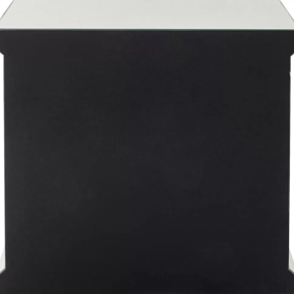 Dekoracje Stojące-KARE Design Dekoracja Stojąca - Portal Kominkowy Fireplace 71x71 Cm Lustrzany