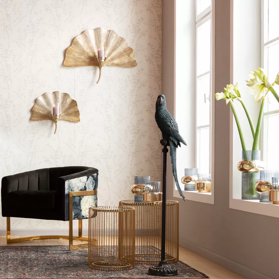Dekoracje Stojące-KARE Design Dekoracja Stojąca Parrot 23x116 Cm Petrol