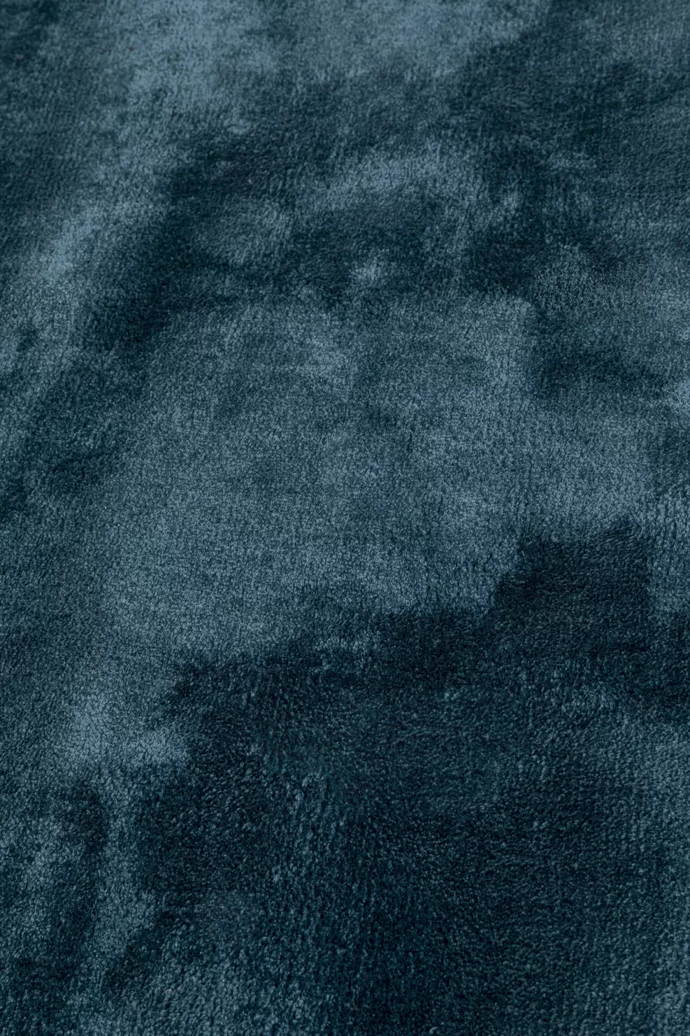 Dywany-KARE Design Dywan Mały Niebieski Wiskoza I Bawełna 80x150 Cm