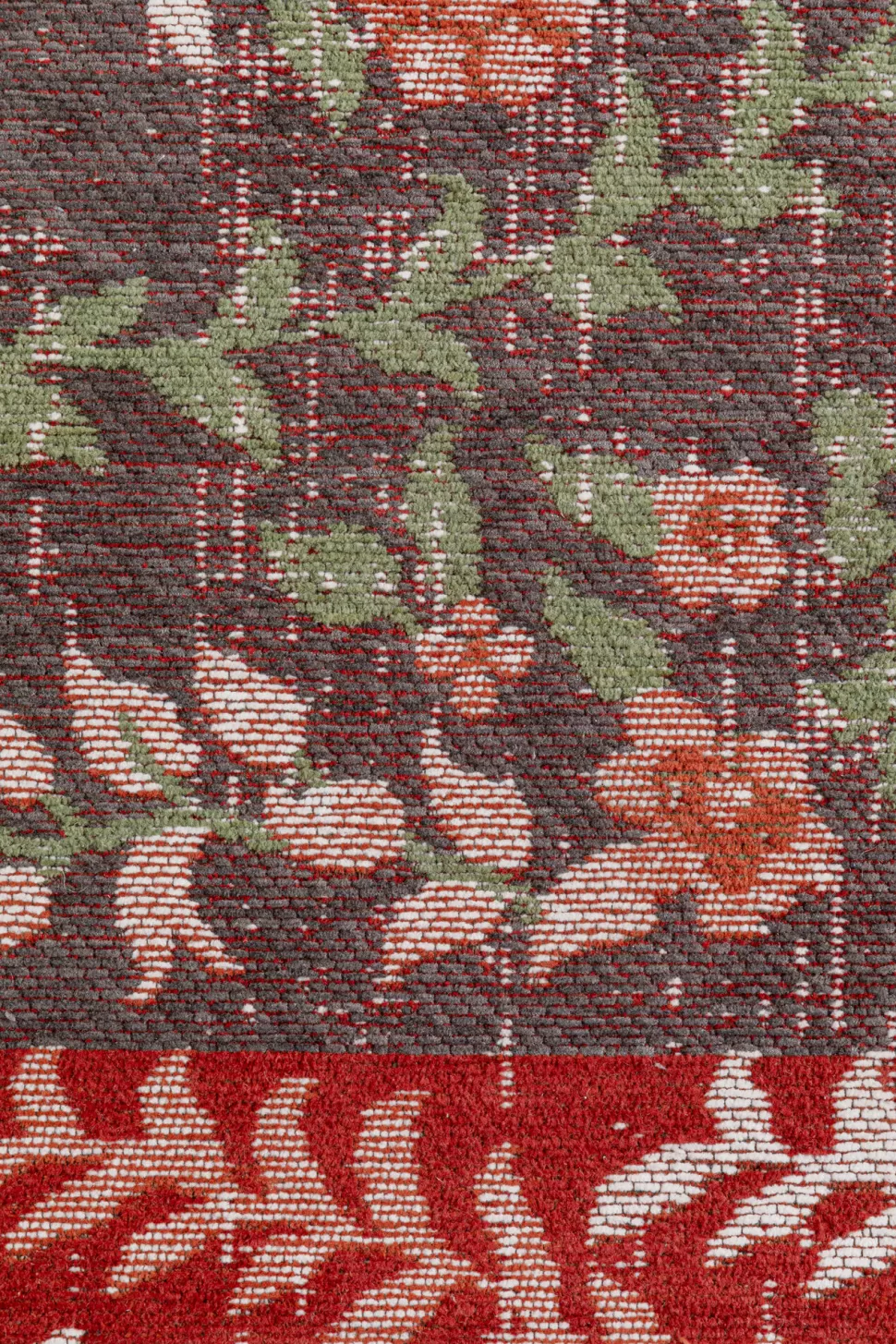 Dywany-KARE Design Dywan Oriental Rose Grey 170x240 Cm Kwiaty