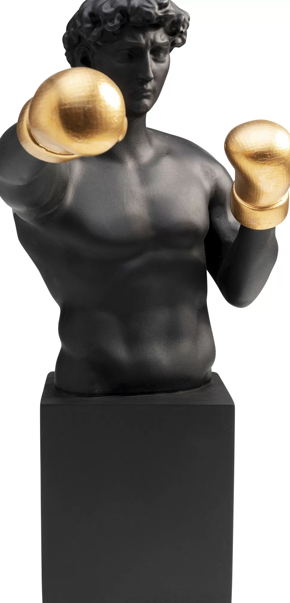 Figurki Dekoracyjne-KARE Design Figurka Dekoracyjna Balboa 25x40 Cm Czarno-złota