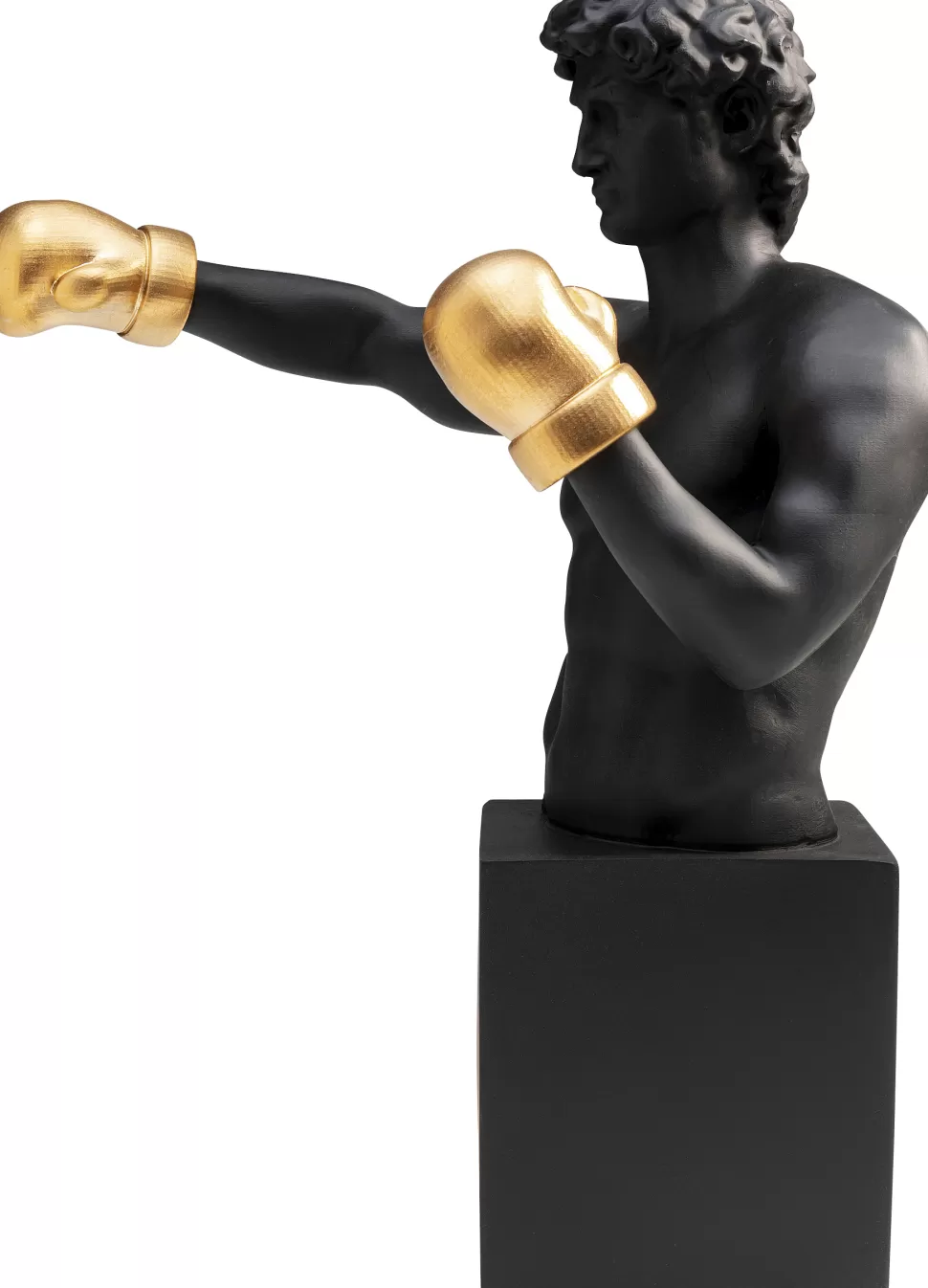 Figurki Dekoracyjne-KARE Design Figurka Dekoracyjna Balboa 25x40 Cm Czarno-złota