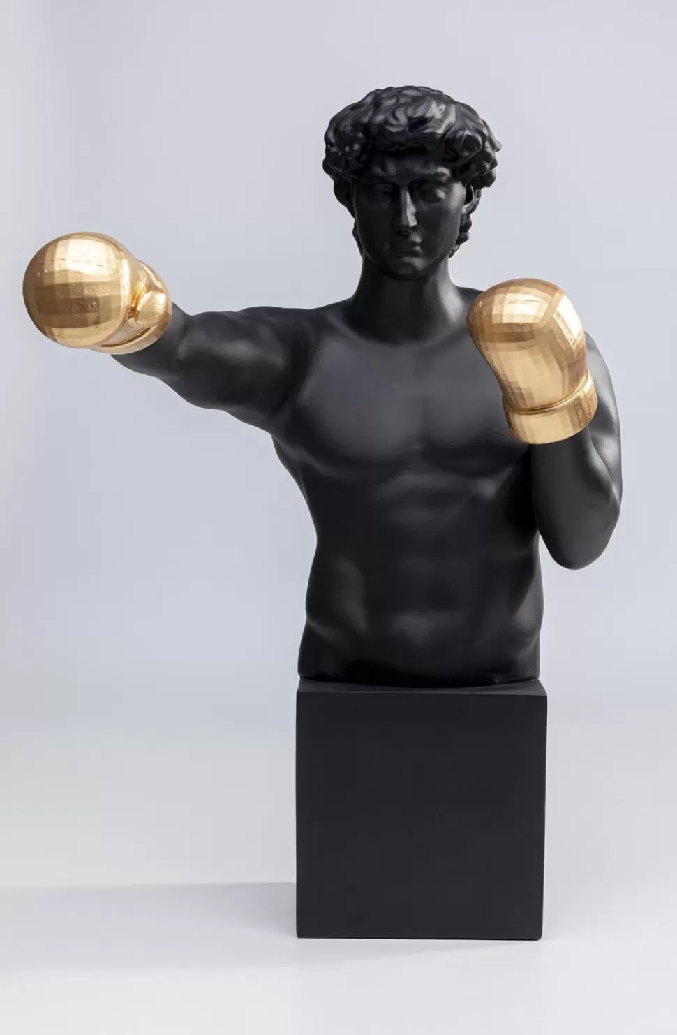 Figurki Dekoracyjne-KARE Design Figurka Dekoracyjna Balboa 50x68 Cm Czarno-złota