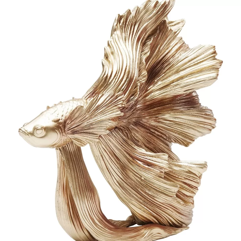 Figurki Dekoracyjne-KARE Design Figurka Dekoracyjna Betta 34x37 Cm Złota
