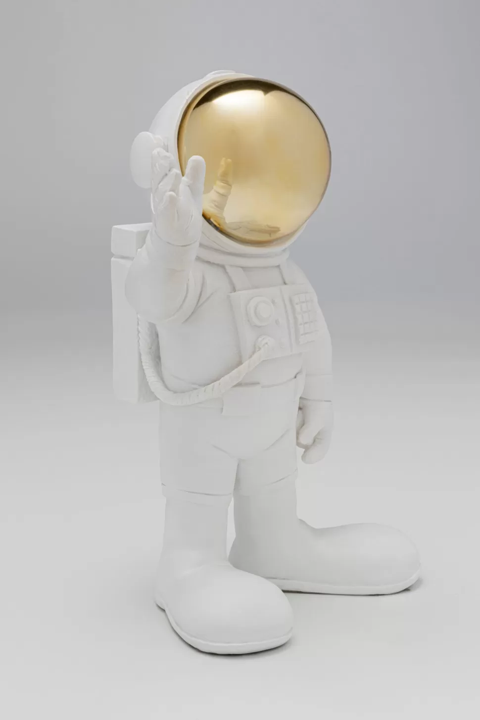 Figurki Dekoracyjne-KARE Design Figurka Dekoracyjna Biała Astronauta 17x27 Cm