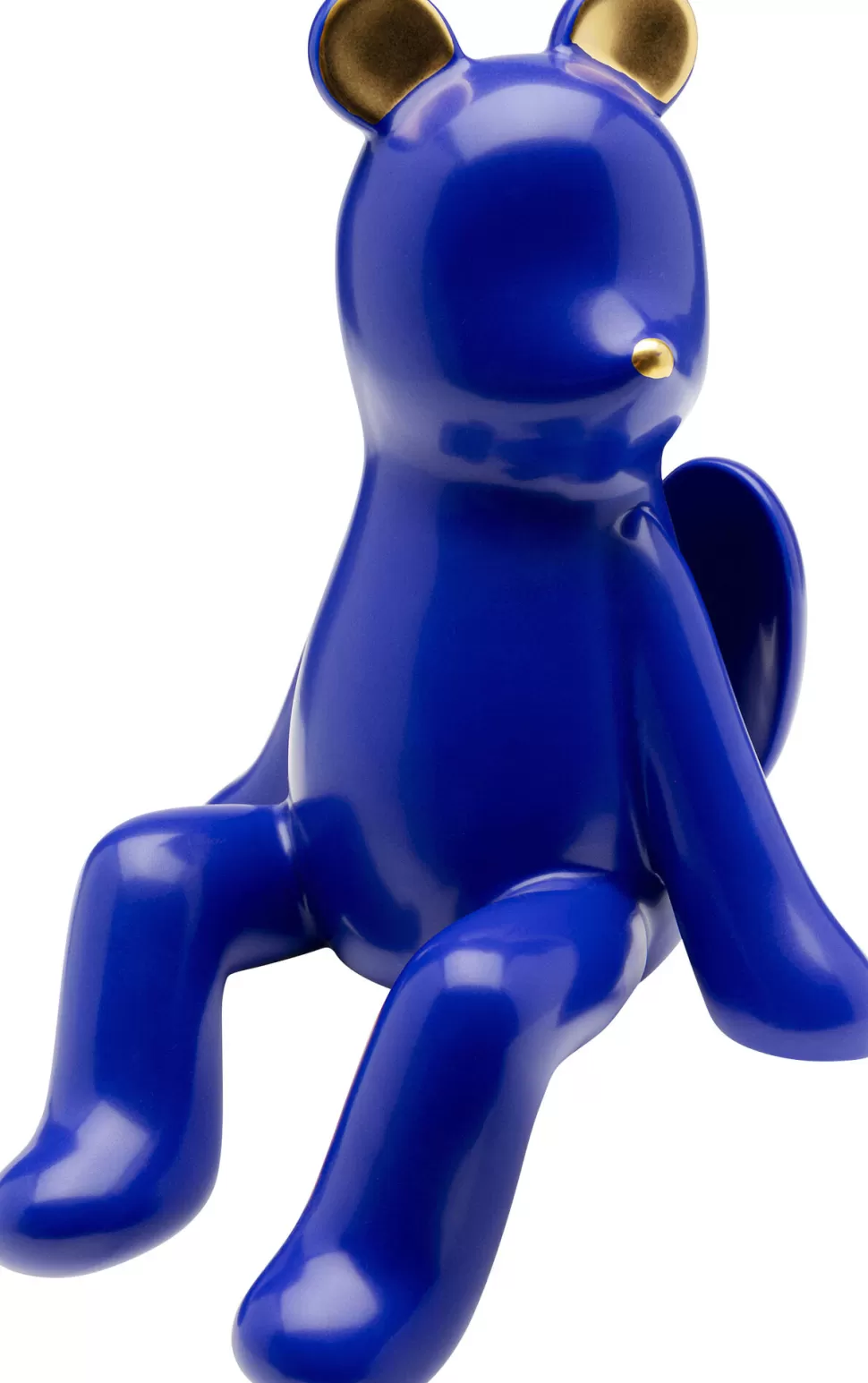 Figurki Dekoracyjne-KARE Design Figurka Dekoracyjna Ceramiczna Niebieska 14x20 Cm
