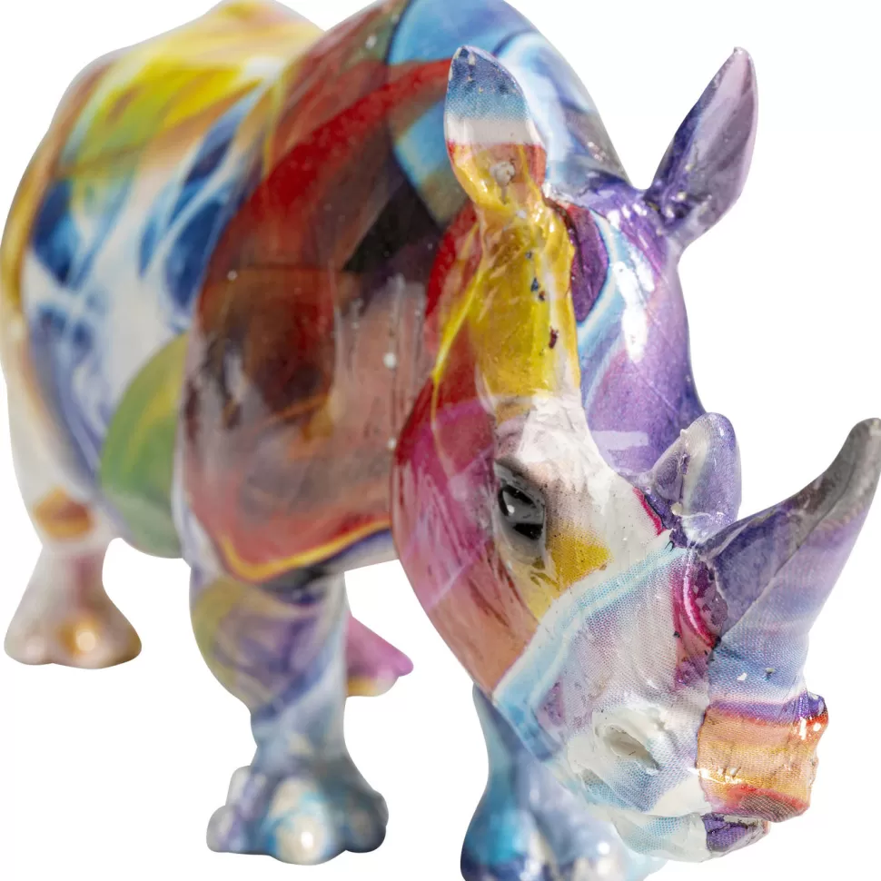 Figurki Dekoracyjne-KARE Design Figurka Dekoracyjna Colored Rhino 17x8 Cm