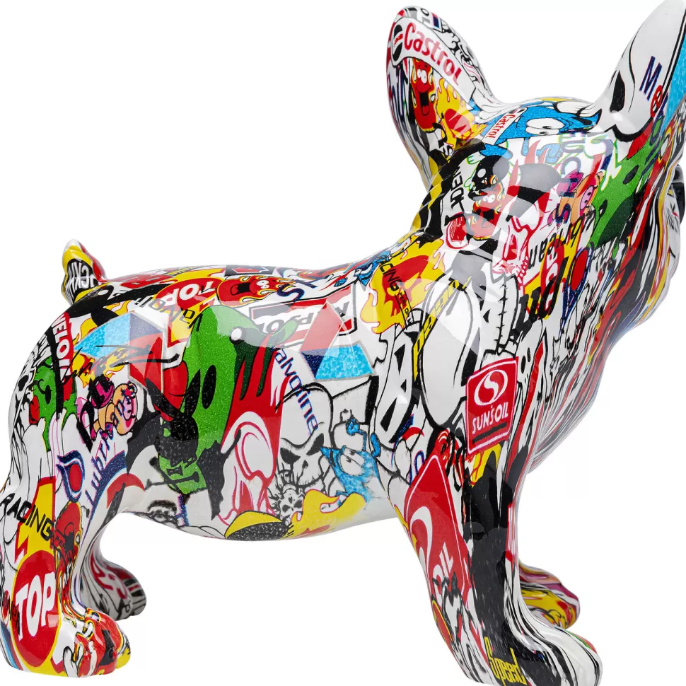 Figurki Dekoracyjne-KARE Design Figurka Dekoracyjna Comic Dog Glasses 25x24 Cm Kolorowa
