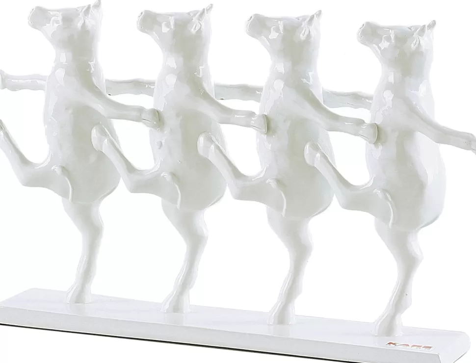 Figurki Dekoracyjne-KARE Design Figurka Dekoracyjna Dancing Cows 40x23 Cm Biała