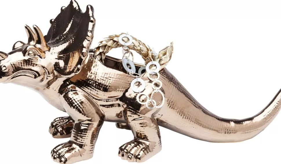 Figurki Dekoracyjne-KARE Design Figurka Dekoracyjna Dino 42x20 Cm Złota