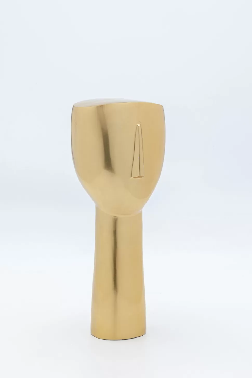 Figurki Dekoracyjne-KARE Design Figurka Dekoracyjna Face 15x36 Cm Złota