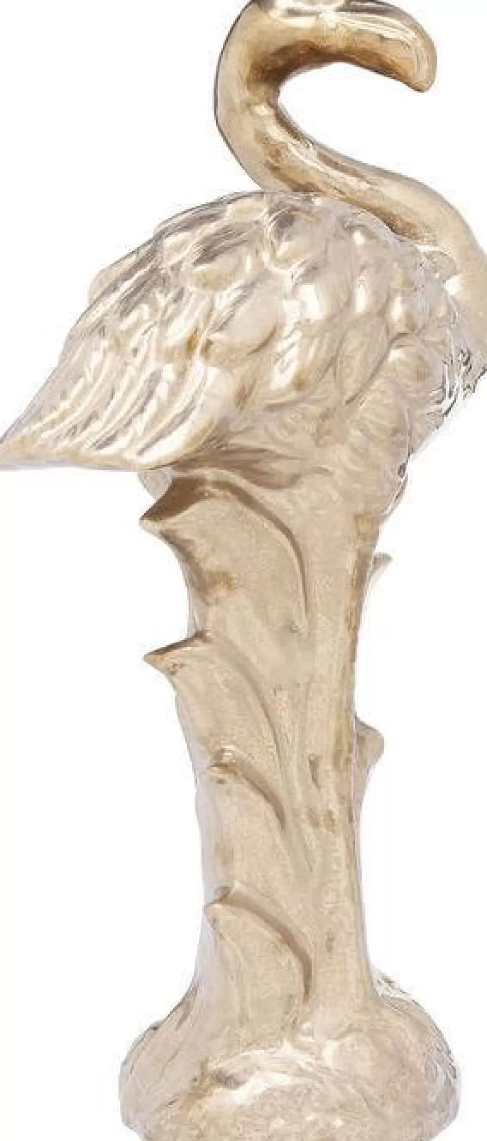 Figurki Dekoracyjne-KARE Design Figurka Dekoracyjna Flamingo Front 26x51 Złota