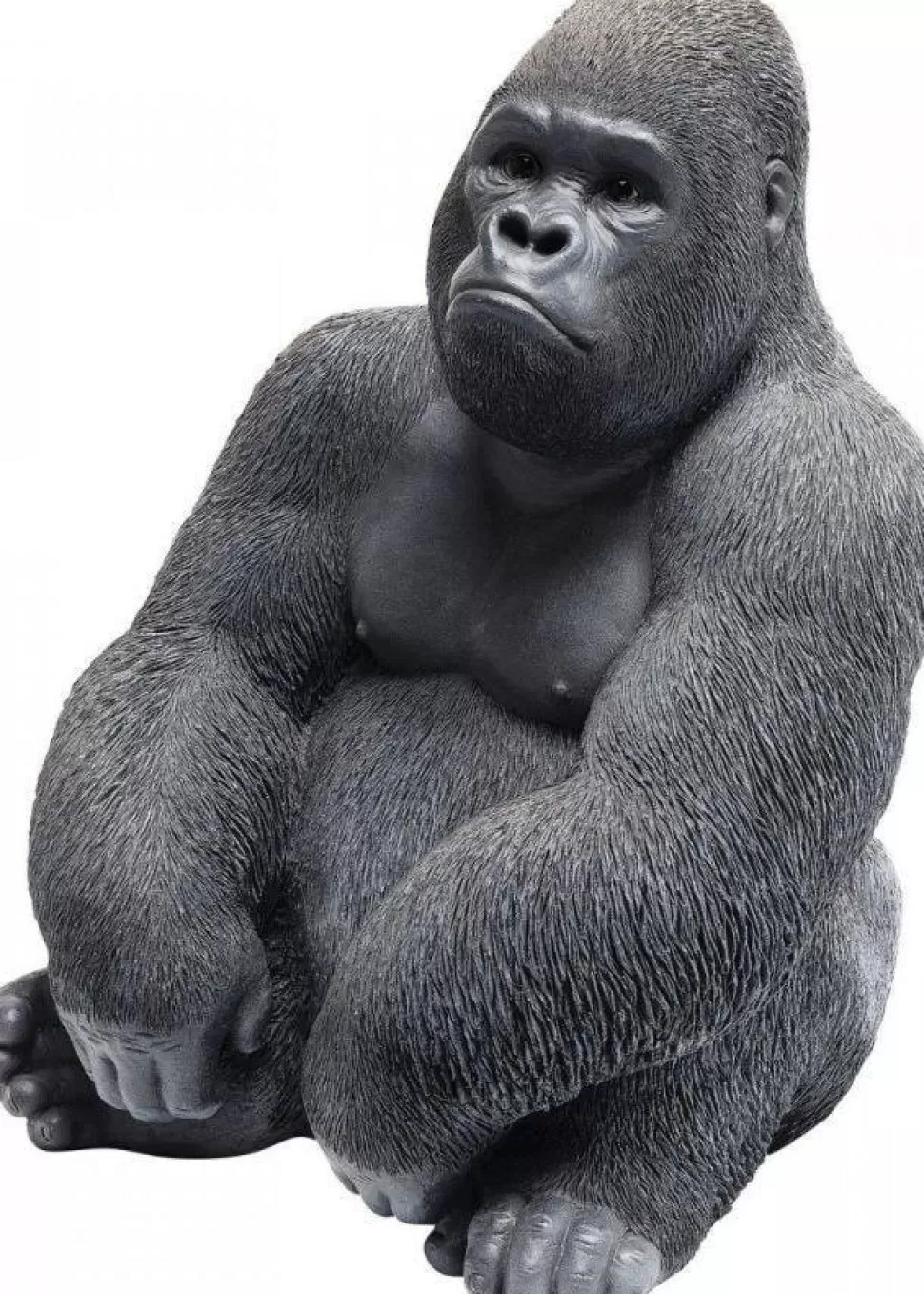 Figurki Dekoracyjne-KARE Design Figurka Dekoracyjna Gorilla 30x39 Cm Czarna