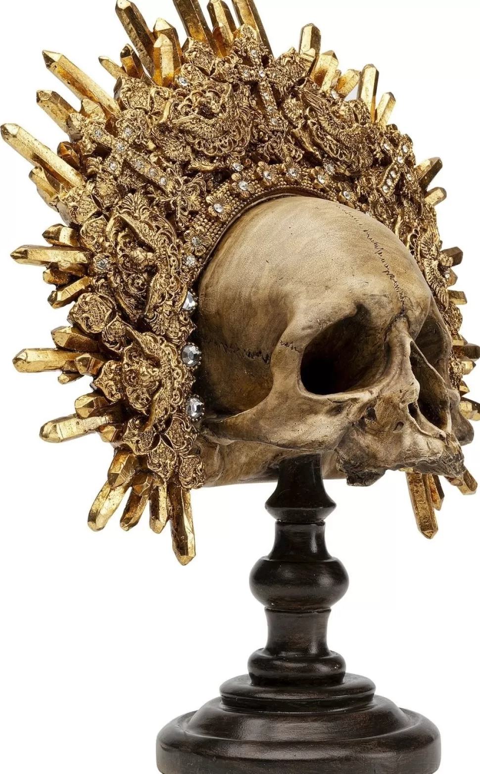 Figurki Dekoracyjne-KARE Design Figurka Dekoracyjna King Skull 34x42 Cm
