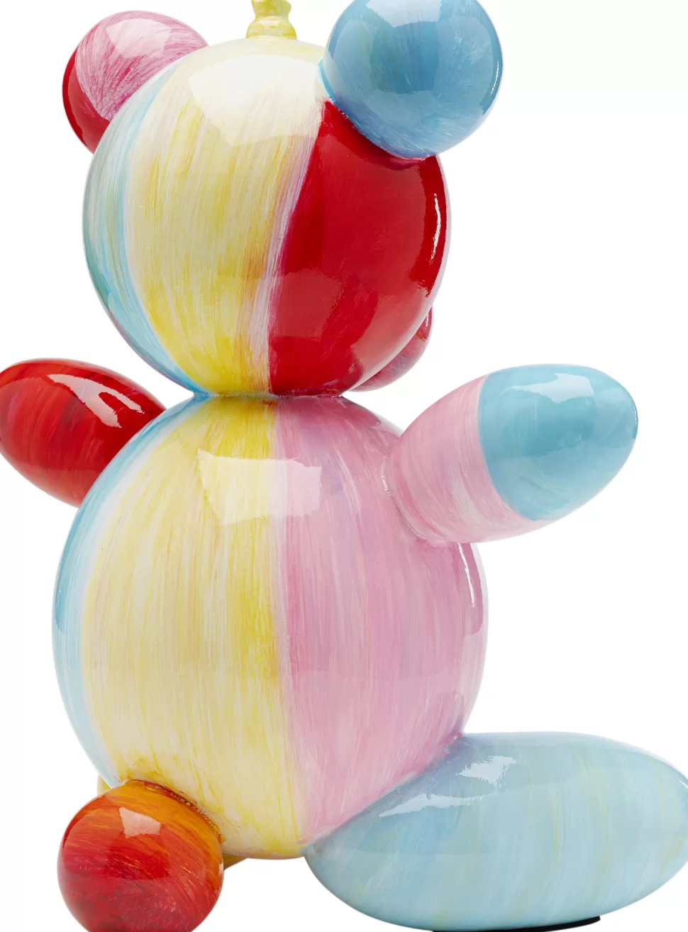 Figurki Dekoracyjne-KARE Design Figurka Dekoracyjna Kolorowy Miś 32x36 Cm Ręcznie Malowana