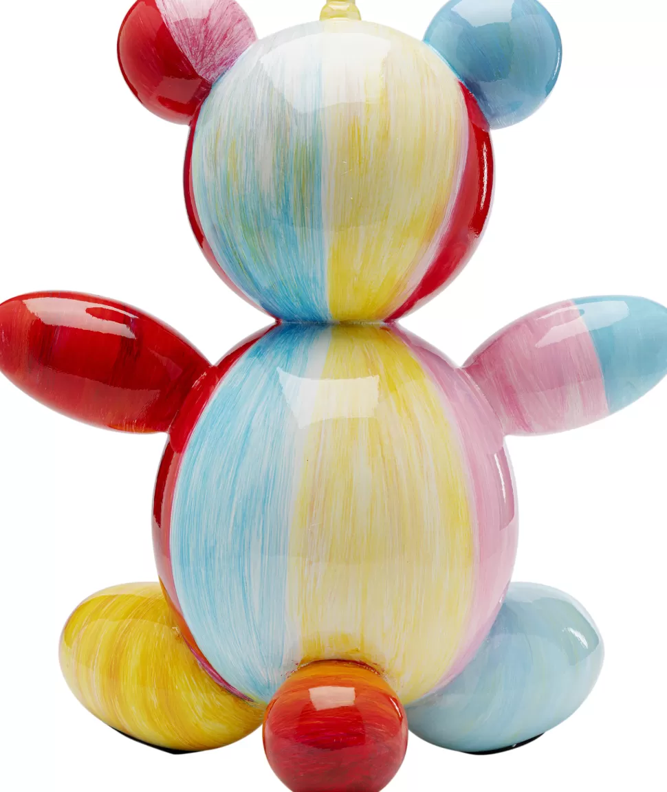 Figurki Dekoracyjne-KARE Design Figurka Dekoracyjna Kolorowy Miś 32x36 Cm Ręcznie Malowana