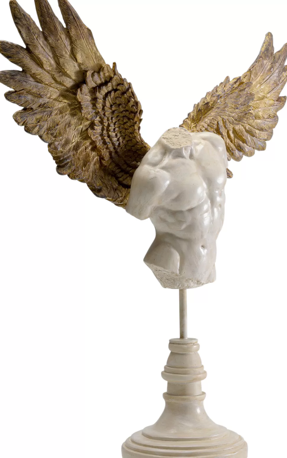 Figurki Dekoracyjne-KARE Design Figurka Dekoracyjna Mężczyzna Anioł Stróż 48x45 Cm