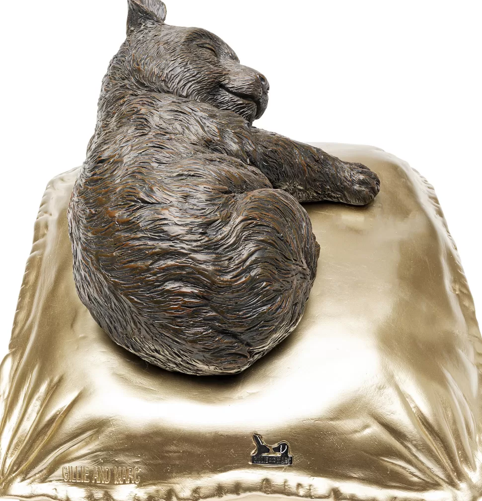 Figurki Dekoracyjne-KARE Design Figurka Dekoracyjna śpiąca Koala Brązowo-złota 35x35 Cm
