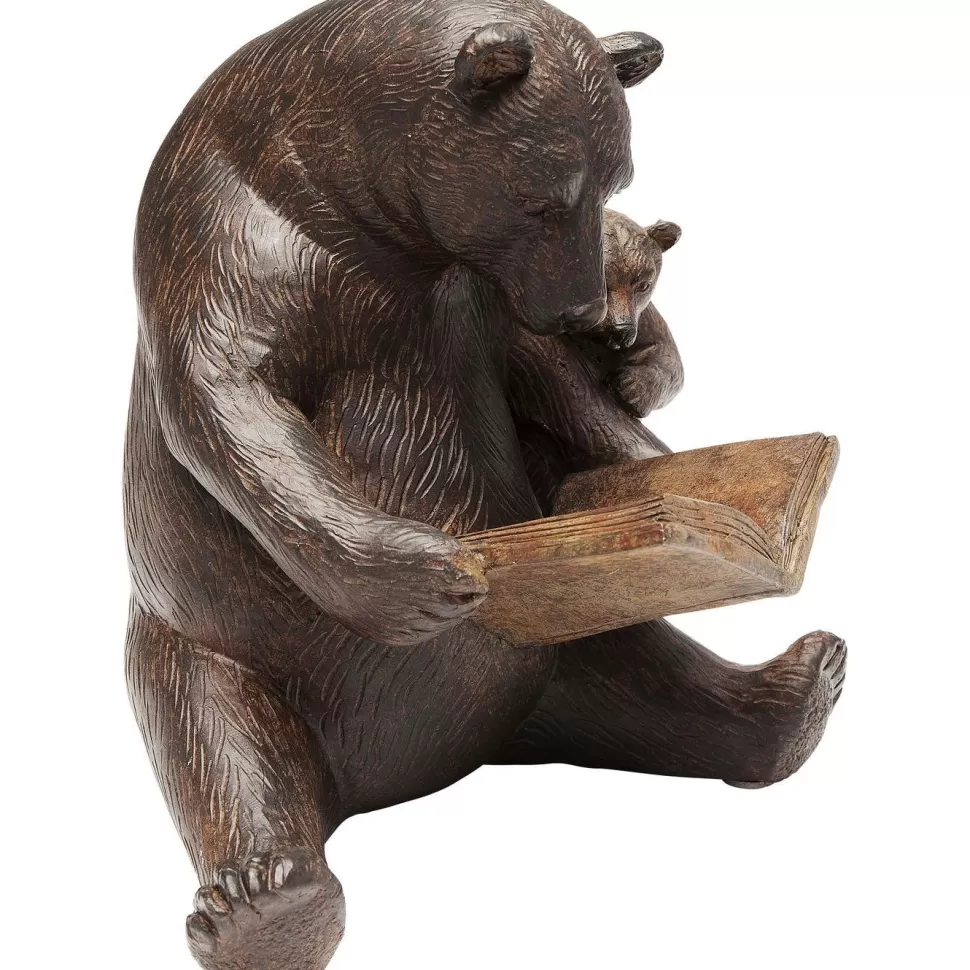 Figurki Dekoracyjne-KARE Design Figurka Dekoracyjna Reading Bears 20x18 Cm Brązowa
