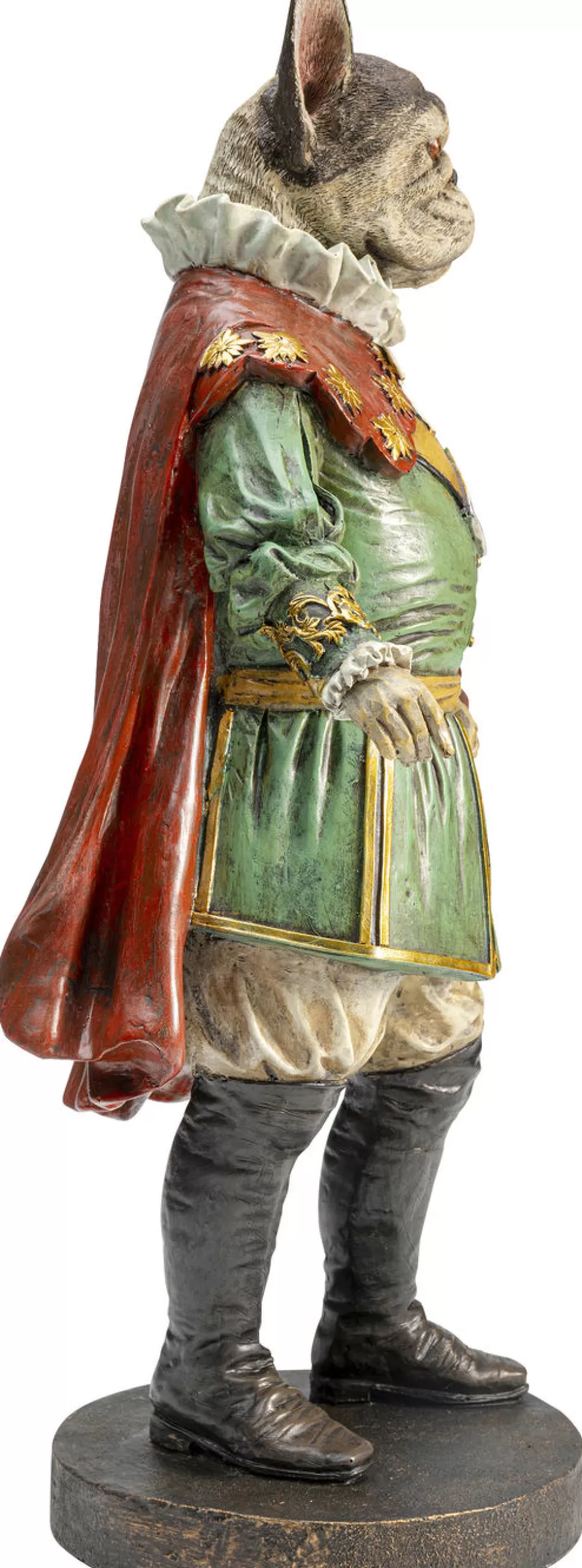 Figurki Dekoracyjne-KARE Design Figurka Dekoracyjna Sir Frenchie Standing 18x41 Cm Kolorowa