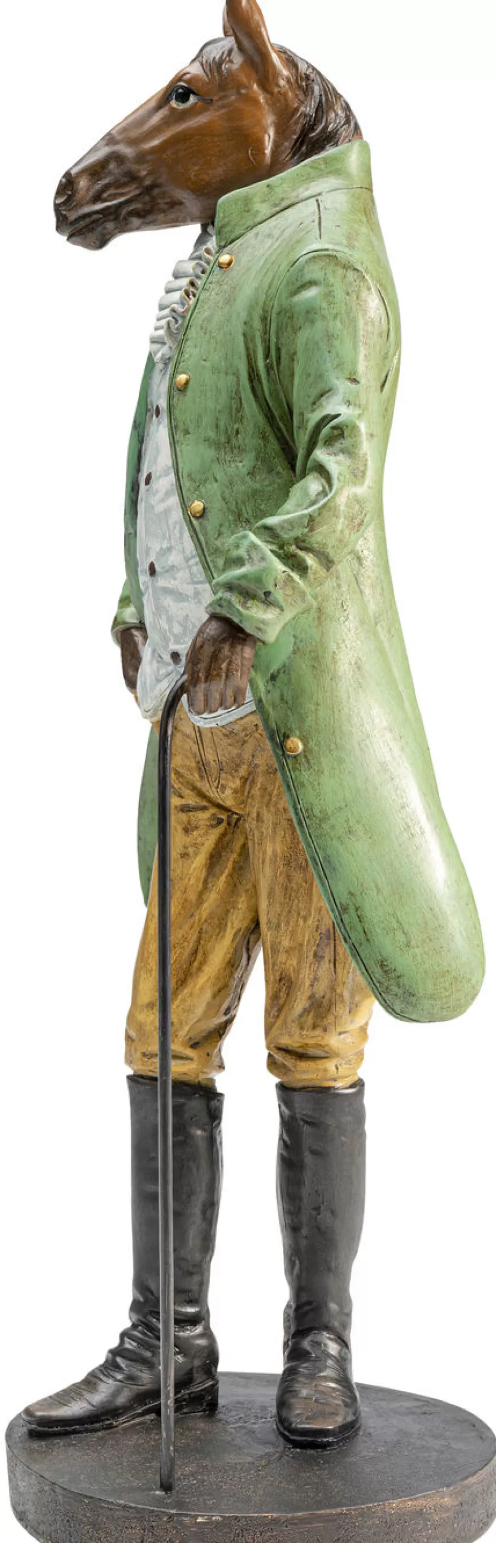 Figurki Dekoracyjne-KARE Design Figurka Dekoracyjna Sir Horse Standing 18x44 Cm Kolorowa
