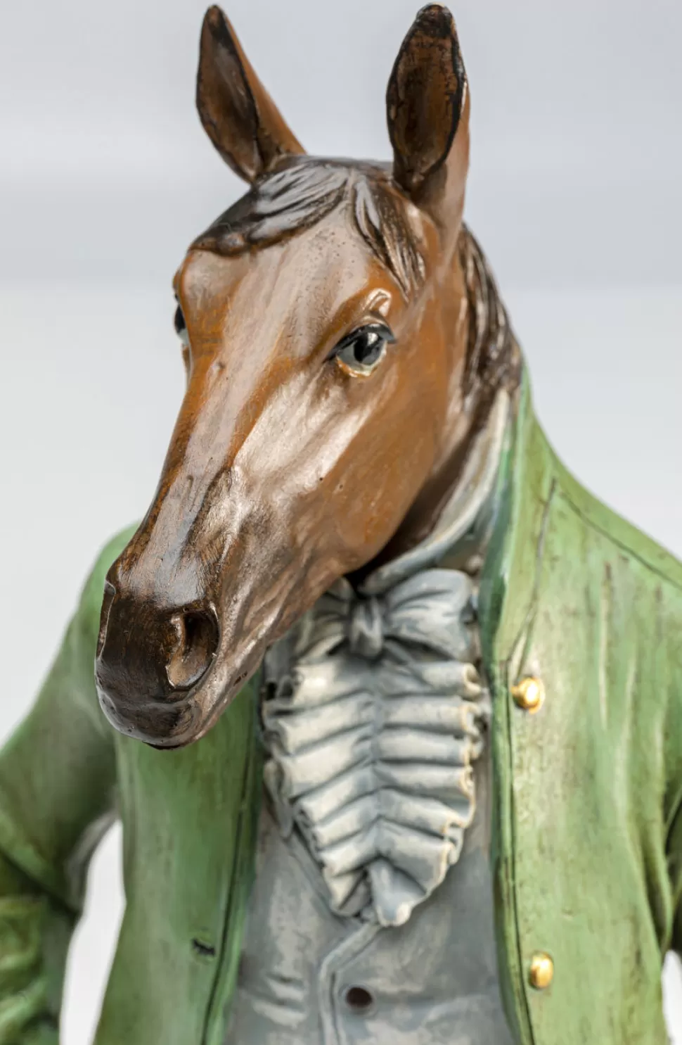 Figurki Dekoracyjne-KARE Design Figurka Dekoracyjna Sir Horse Standing 18x44 Cm Kolorowa