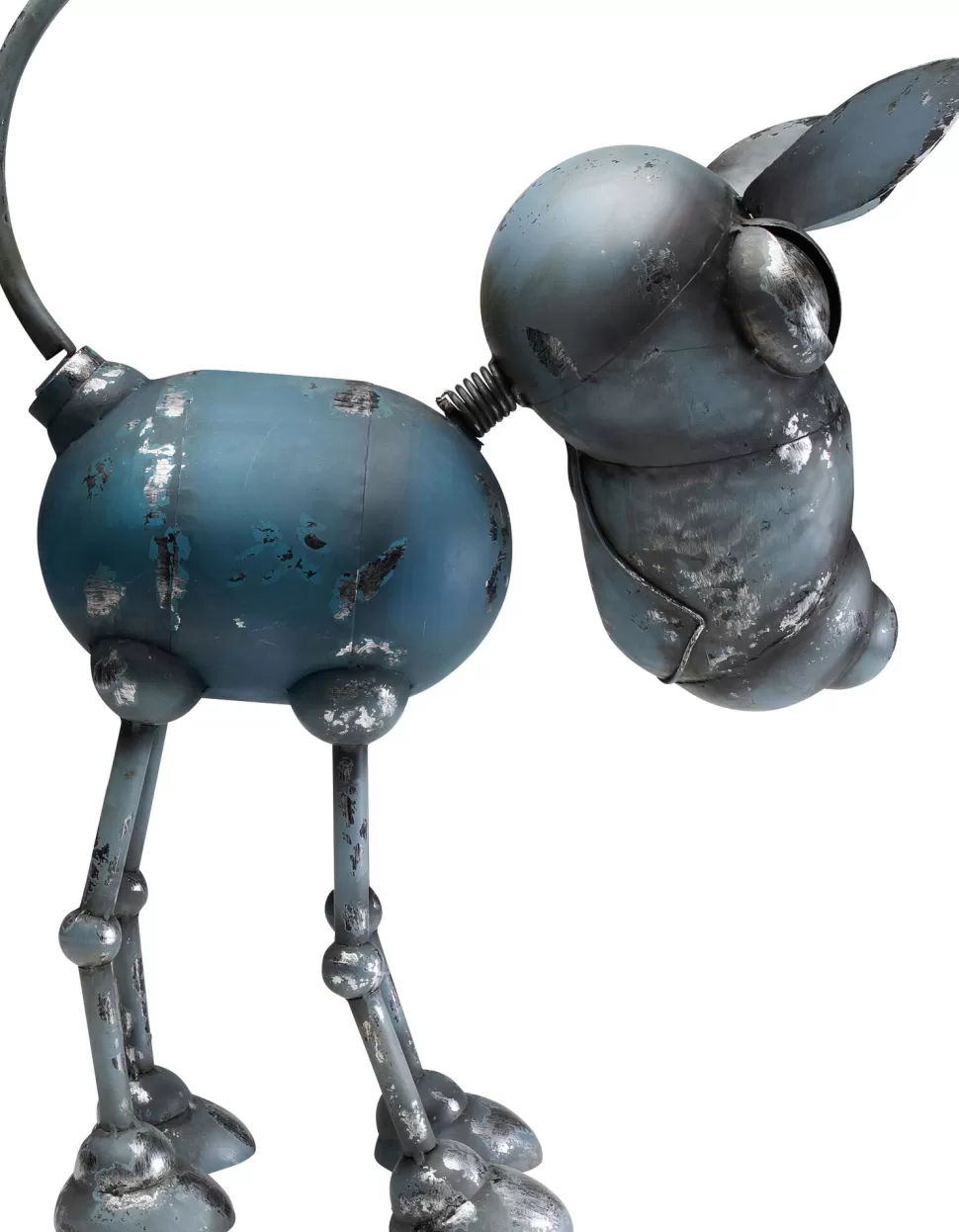 Figurki Dekoracyjne-KARE Design Figurka Dekoracyjna Stalowa Pies Robot 52x60 Cm