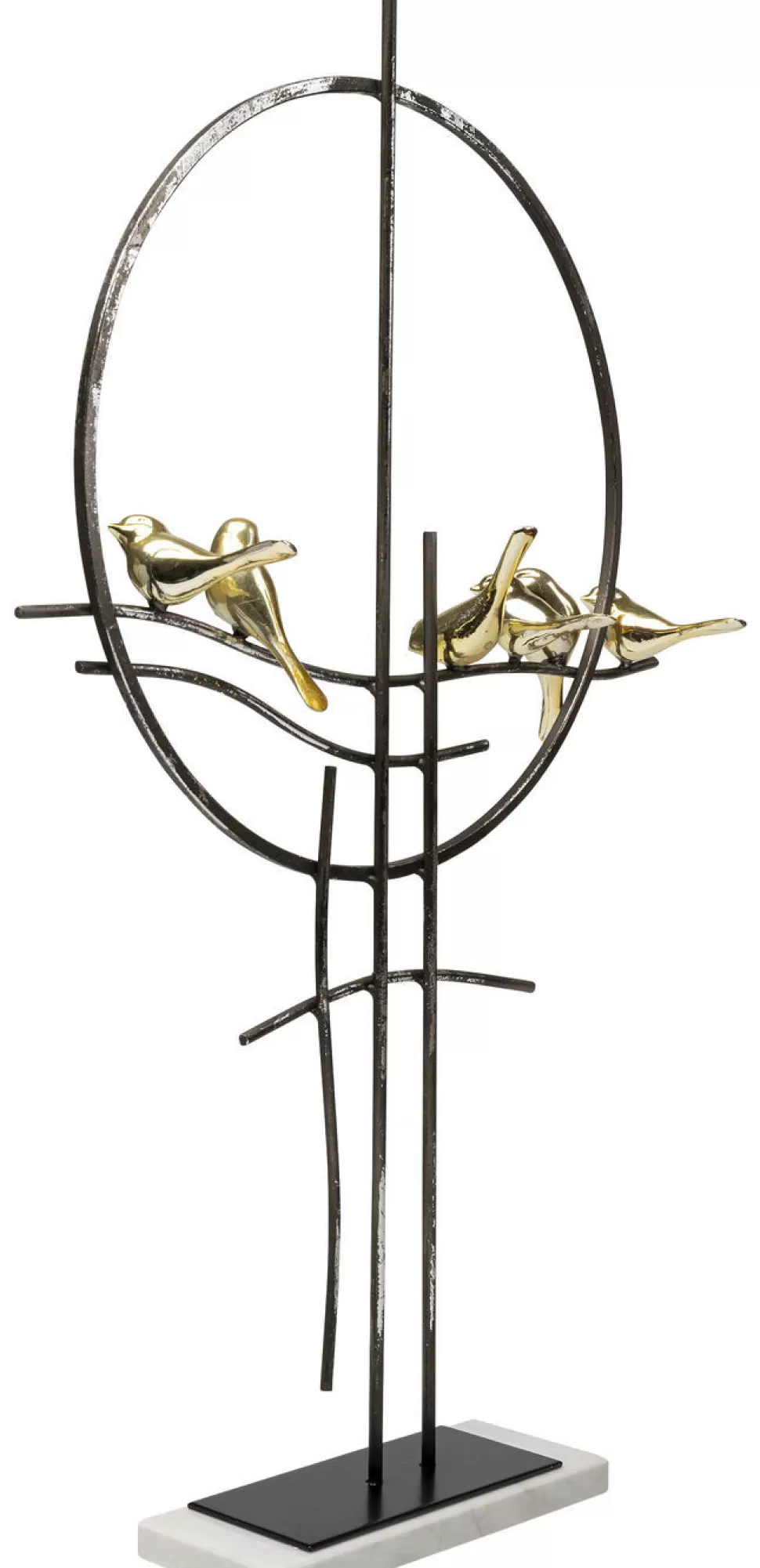 Figurki Dekoracyjne-KARE Design Figurka Dekoracyjna Tweet 39x64 Cm Złota